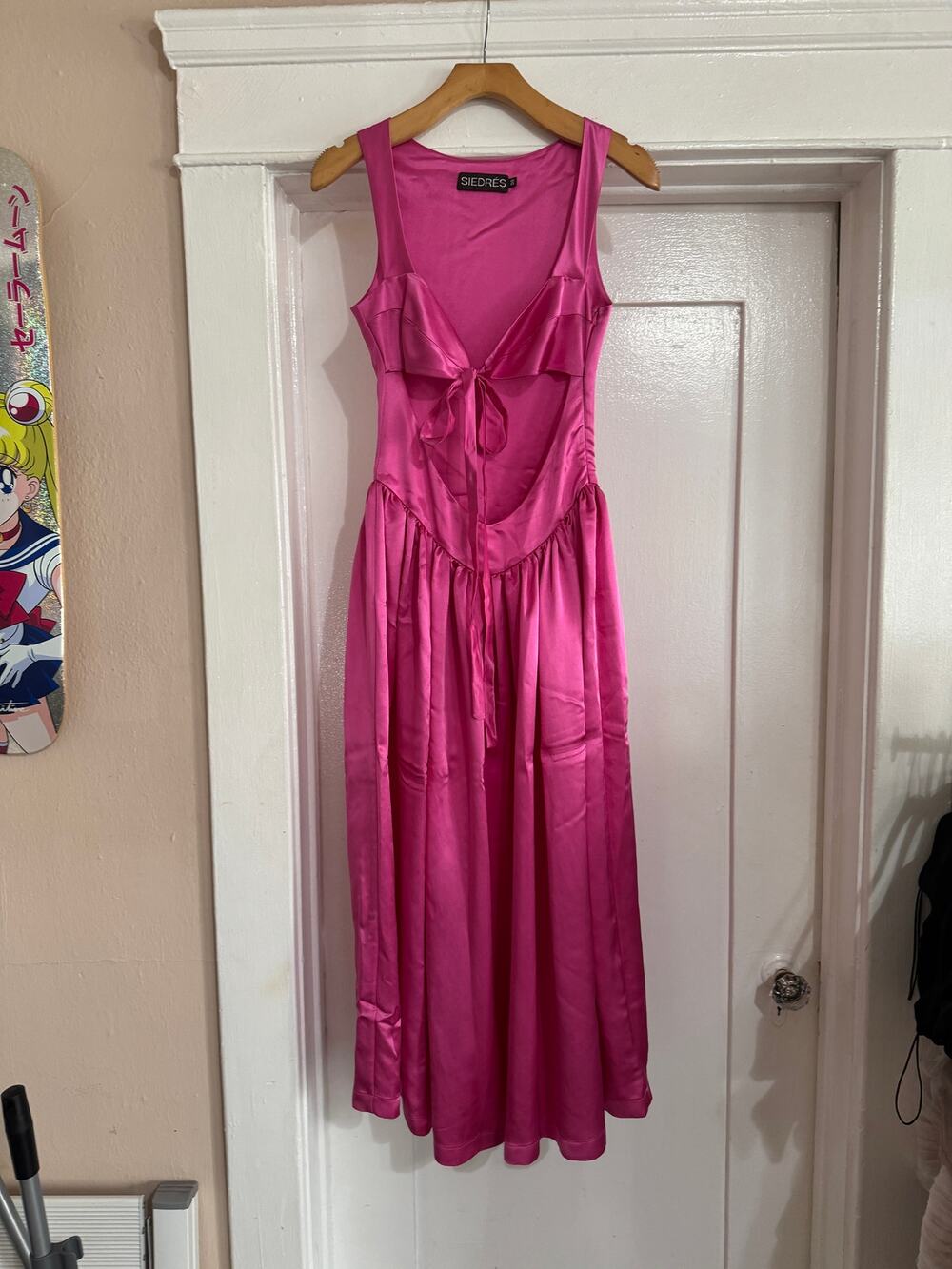 SIEDRÉS Pink Gaia Midi Dress
